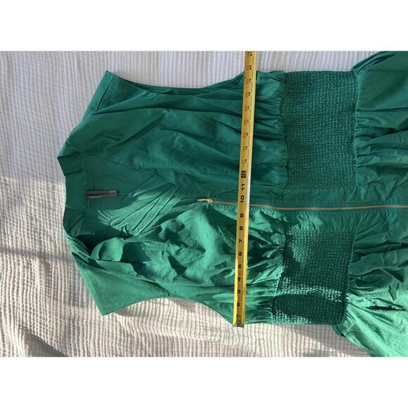 Anthropologie - Sleeveless Dress with Front Zipper and Smocked Waist, Size 2X - Picture 12 of 12